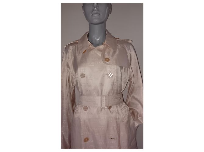 Gabardina Nina Ricci Rosa Blanco - vista 5