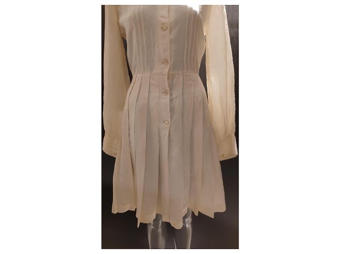 Autre Marque Nina Ricci Kleid Rosa Aus weiß - Ansicht 6