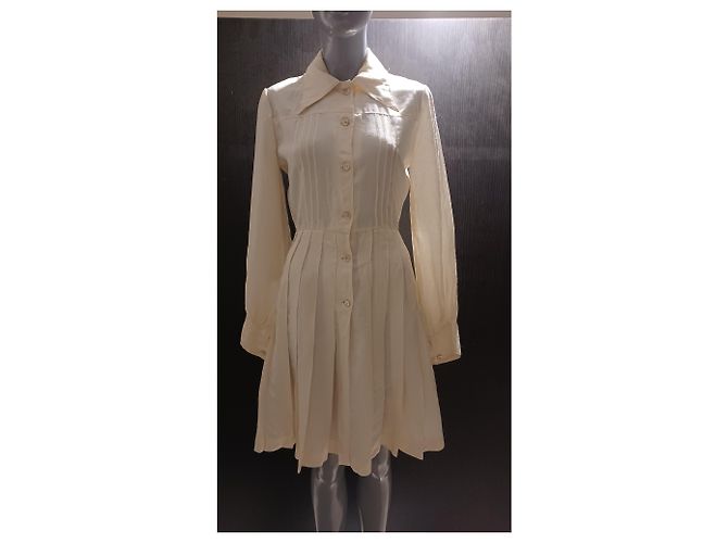 Autre Marque Nina Ricci Kleid Rosa Aus weiß - Ansicht 7