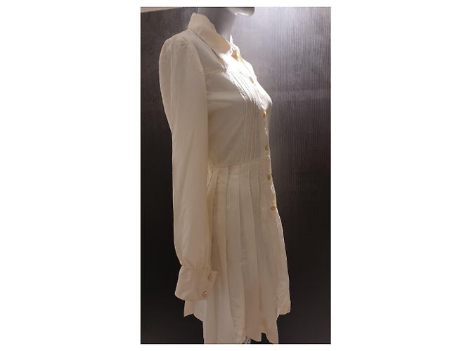 Autre Marque Nina Ricci Kleid Rosa Aus weiß - Ansicht 9