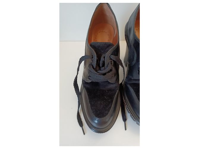Stivaletti Marc Jacobs in pelle nera con lacci Nero - vista 5