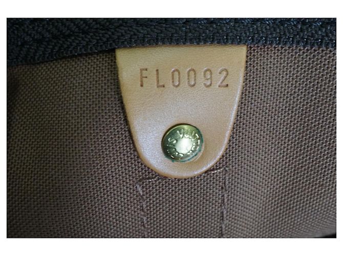 Louis Vuitton Keepall 55 Monogram Canvas Reisetasche 2002 Braun - Ansicht 12
