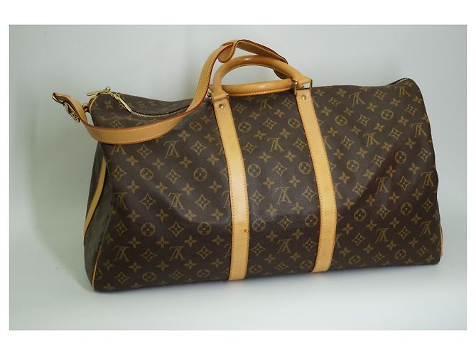 Louis Vuitton Keepall 55 Monogram Canvas Reisetasche 2002 Braun - Ansicht 4