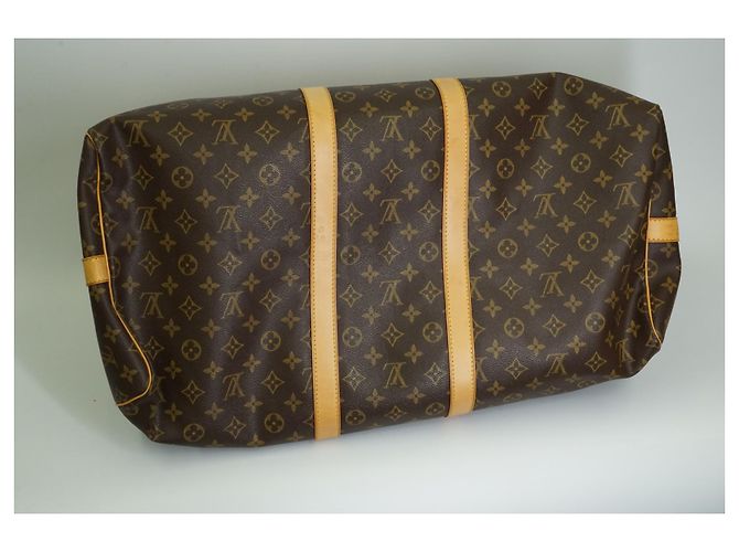 Louis Vuitton Keepall 55 Monogram Canvas Reisetasche 2002 Braun - Ansicht 5