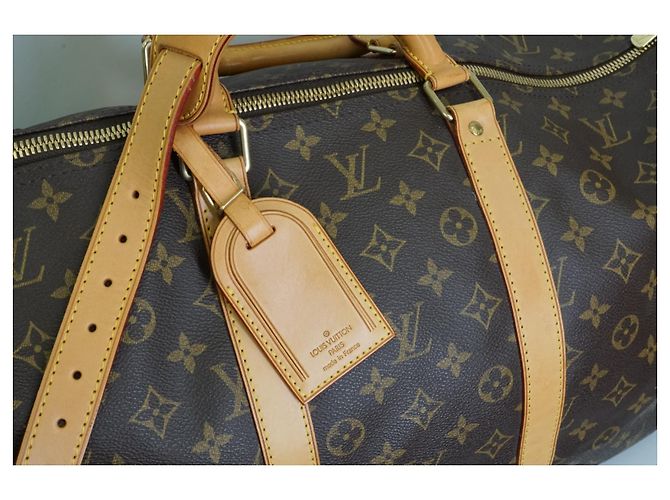 Louis Vuitton Keepall 55 Monogram Canvas Reisetasche 2002 Braun - Ansicht 9