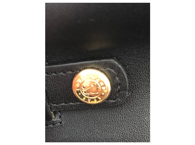 Pochette Longchamp Paris Rock in pelle nera Nero - vista 3