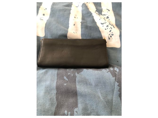 Pochette Longchamp Paris Rock in pelle nera Nero - vista 7