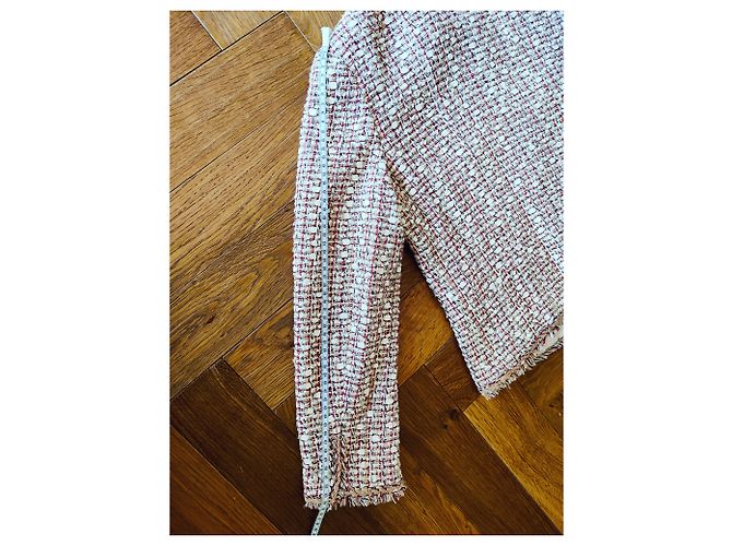 Kultige Chanel Tweedjacke Mehrfarben Aus weiß - Ansicht 6