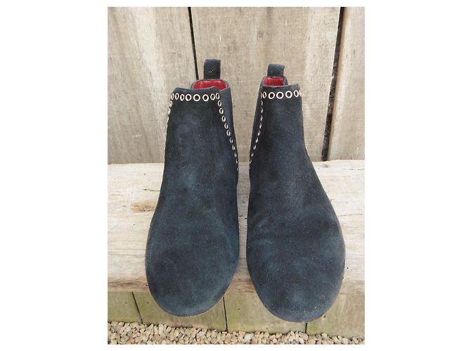 Botins isabel marant 36 Cinza antracite - vista 3