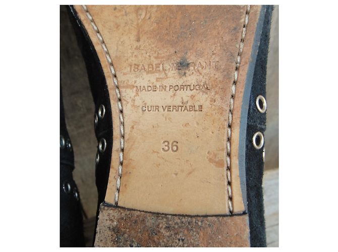 Botins isabel marant 36 Cinza antracite - vista 6