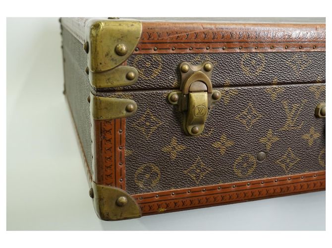 Louis Vuitton Bisten 55 valigia in tela monogram e marrone - vista 7