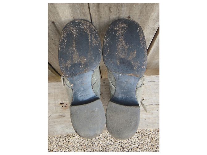 Botas Chanel de ante gris 40 - vista 5
