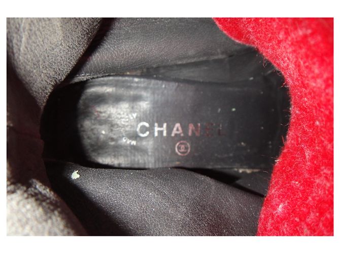 Botas Chanel de ante gris 40 - vista 7