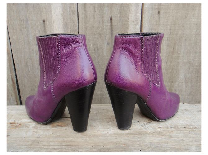 Botines Dolce & Gabbana p 367,5 Púrpura - vista 4
