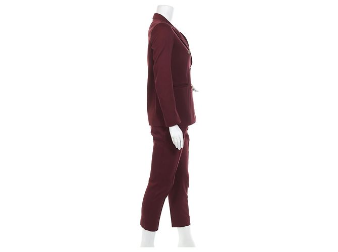 Completo pantalone Céline rosso in cotone - vista 3