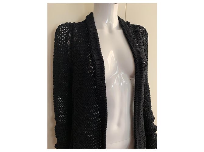 Donna Karan Cárdigan de punto negro - vista 10