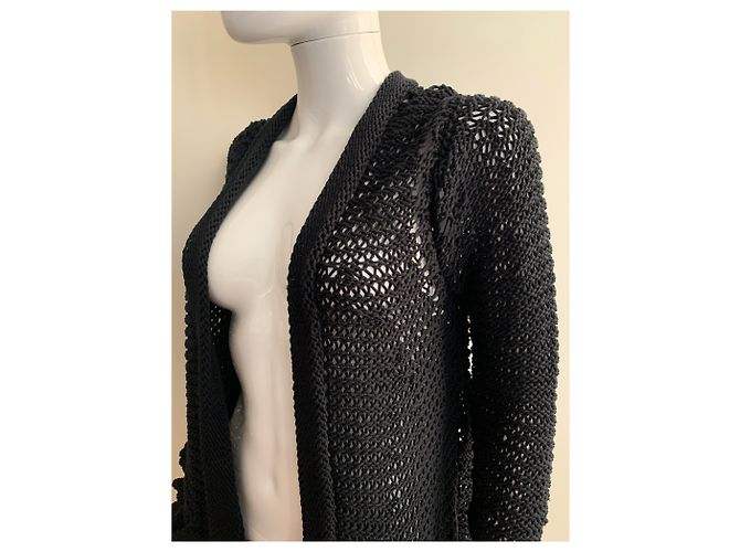 Donna Karan Cárdigan de punto negro - vista 8