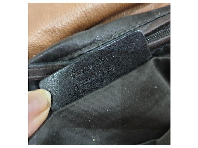 Yves Saint Laurent borsa hobo pelle Cognac - vista 5