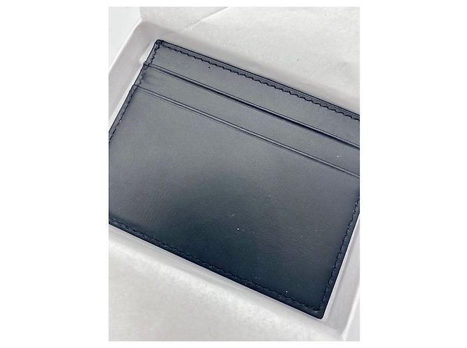 Omega black leather card holder + box - view 3