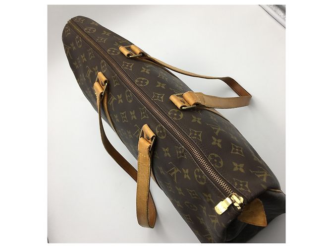 Keepall Borsa Louis Vuitton Flânerie Monogram XL Marrone - vista 3