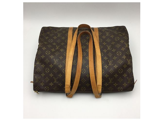 Keepall Borsa Louis Vuitton Flânerie Monogram XL Marrone - vista 6