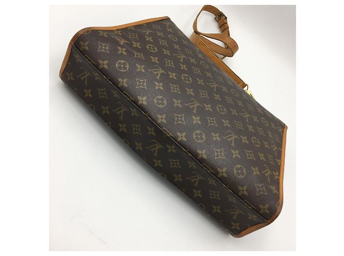 Louis Vuitton Beverly Porta documentos Monogram Marrón Castaño - vista 4