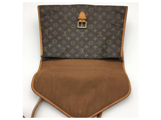 Louis Vuitton Beverly Porta documentos Monogram Marrón Castaño - vista 6