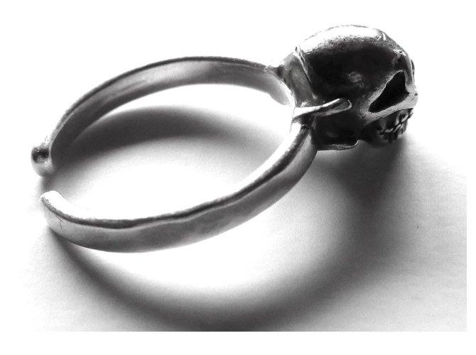 Delfina Delettrez Schädel Set Ring Silber - Ansicht 3