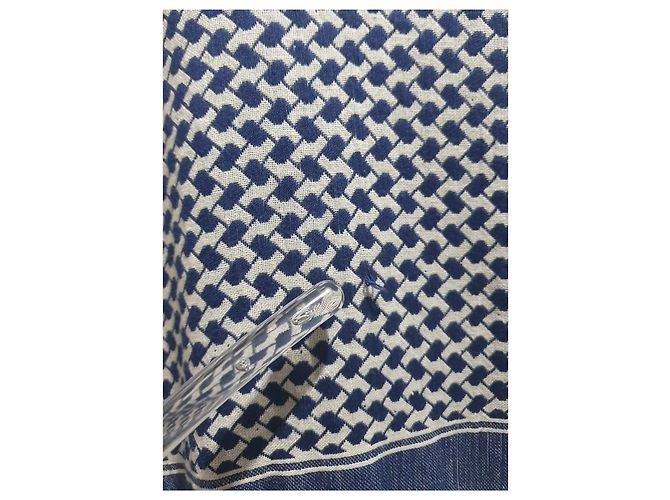 Vestido de algodón azul y blanco Cecilie Copenhagen L - vista 4
