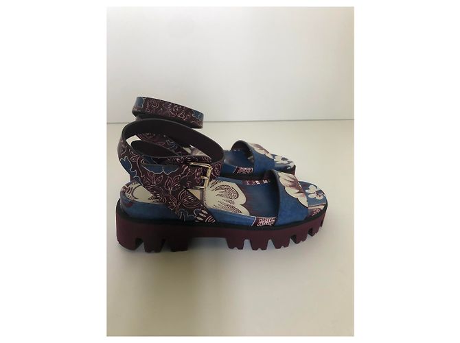 Sandali Valentino Garavani Multicolore con Motivi Floreali - vista 10