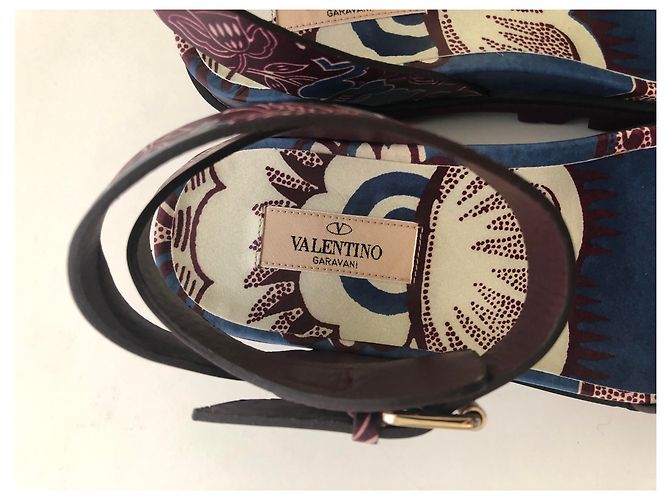 Sandali Valentino Garavani Multicolore con Motivi Floreali - vista 11