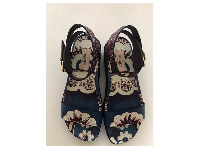 Sandali Valentino Garavani Multicolore con Motivi Floreali - vista 12