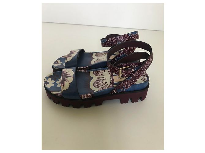 Sandali Valentino Garavani Multicolore con Motivi Floreali - vista 13