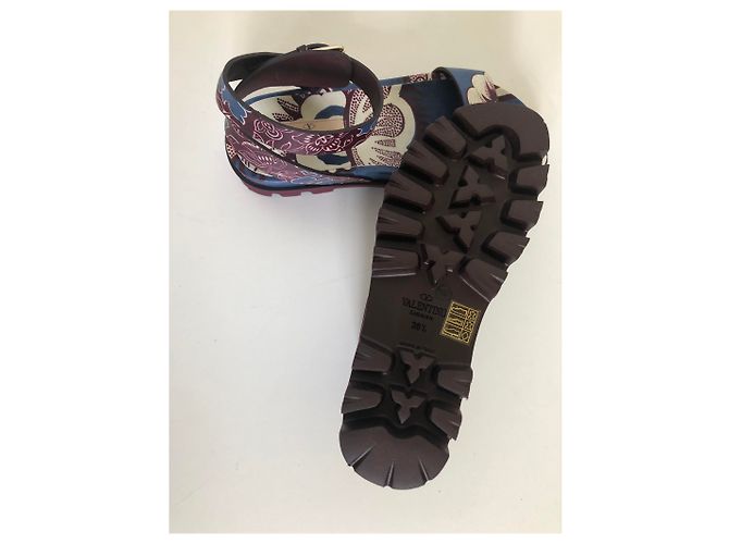 Sandali Valentino Garavani Multicolore con Motivi Floreali - vista 3