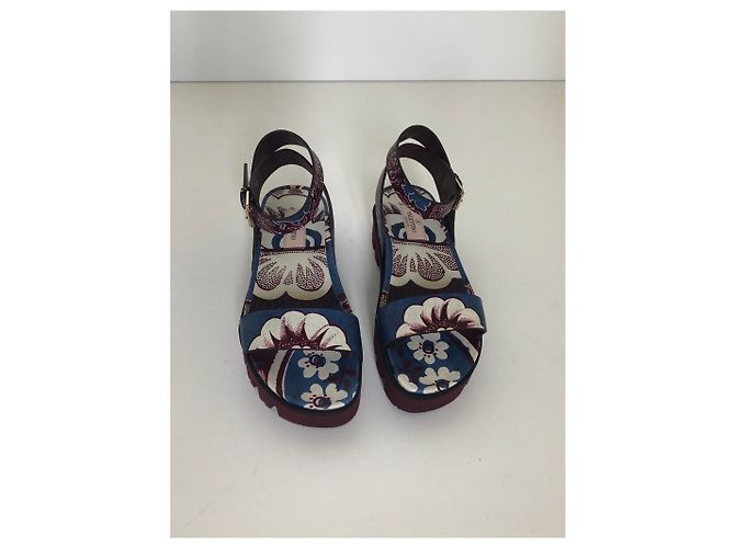Sandali Valentino Garavani Multicolore con Motivi Floreali - vista 6