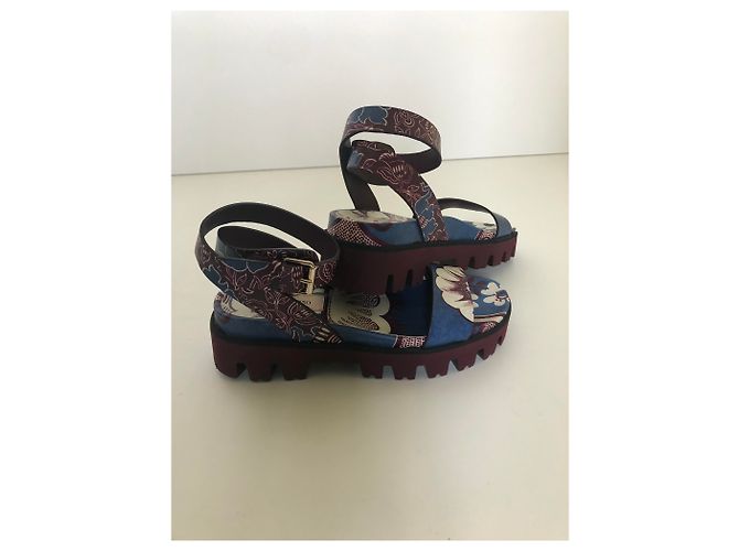 Sandali Valentino Garavani Multicolore con Motivi Floreali - vista 8