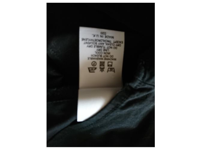 Autre Marque Blusa sin mangas Burberry London negra de algodón con cuadros Negro - vista 6