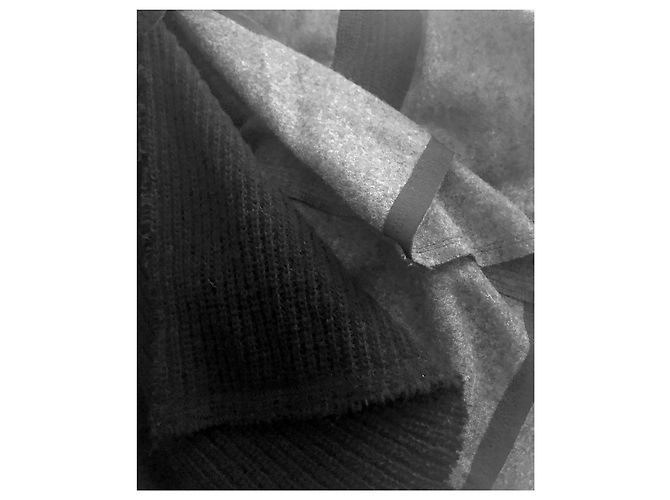 Comme Des Garcons AW14 Strickjacke mit Seilfront Schwarz - Ansicht 7