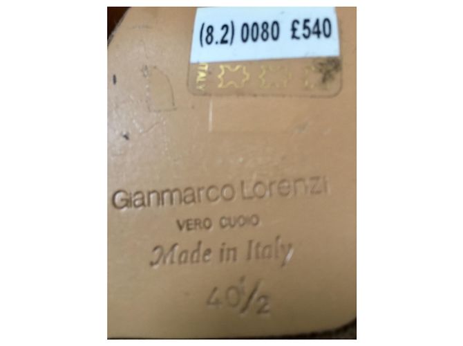 Gianmarco Lorenzi Taupe Super High Heels im typischen Lorenzi-Stil - Ansicht 9
