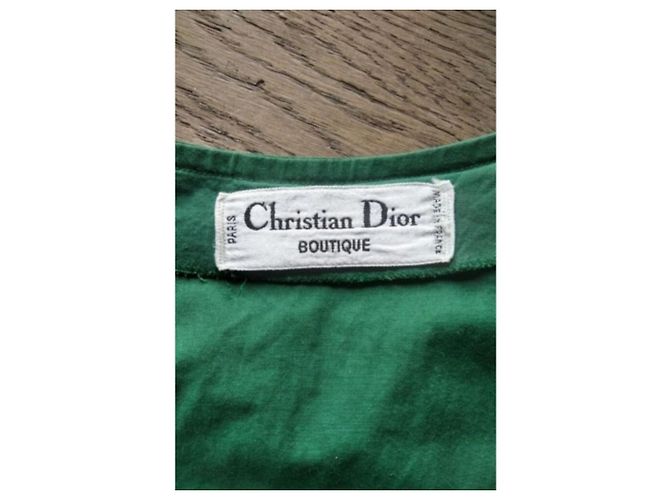 Christian Dior grünes Kleid Dunkelgrün - Ansicht 3