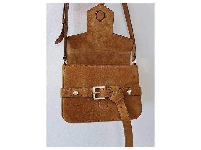 Jimmy Choo Borsa Lexie Scross in pelle di vitello marrone noce moscata e pelle scamosciata di vitello - vista 11