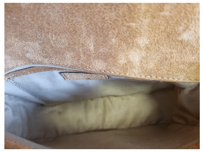 Jimmy Choo Borsa Lexie Scross in pelle di vitello marrone noce moscata e pelle scamosciata di vitello - vista 14