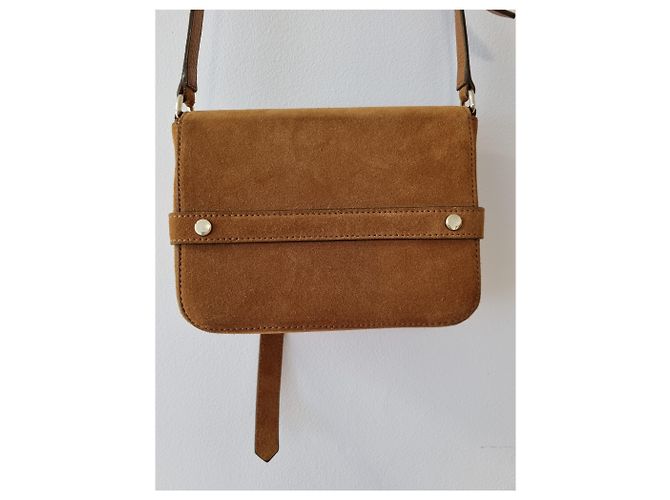 Jimmy Choo Borsa Lexie Scross in pelle di vitello marrone noce moscata e pelle scamosciata di vitello - vista 6