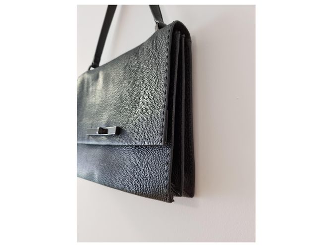 Borsa a mano Ted Baker nera in pelliccia Nero - vista 2