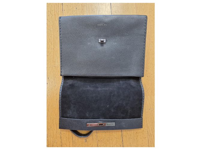 Borsa a mano Ted Baker nera in pelliccia Nero - vista 6