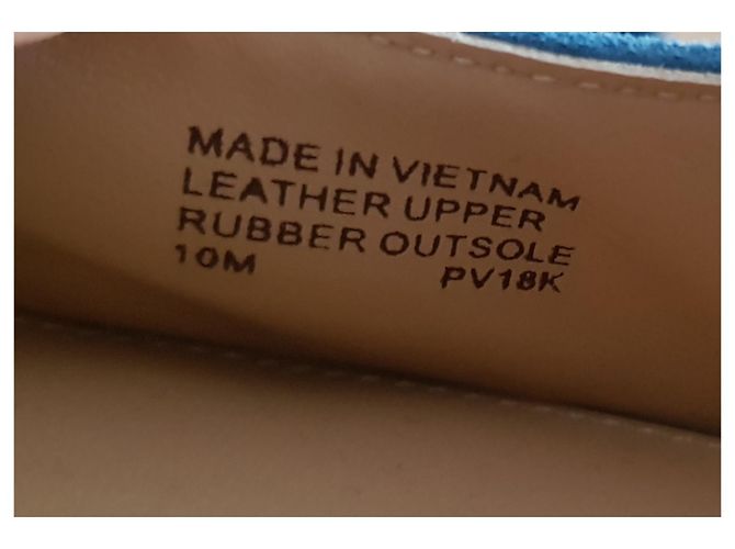 Décolleté Michael Kors in pelle blu navy - vista 10