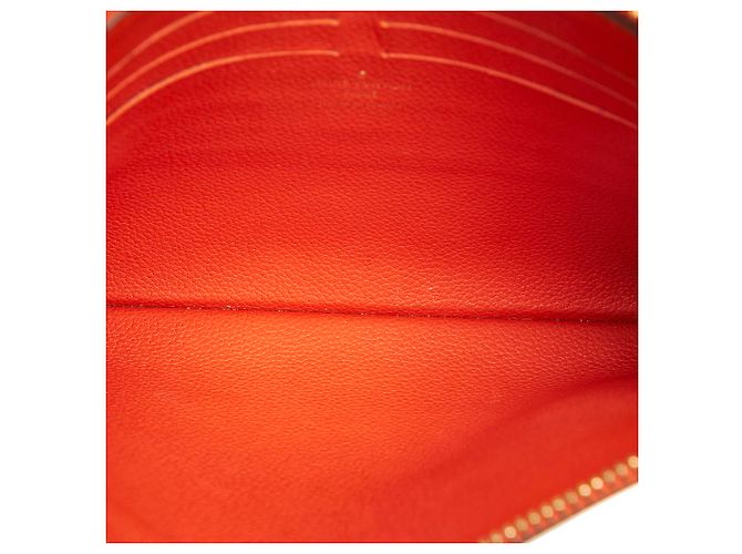 Louis Vuitton Brown Monogram Pochette Pallas Marrone Rosso - vista 5