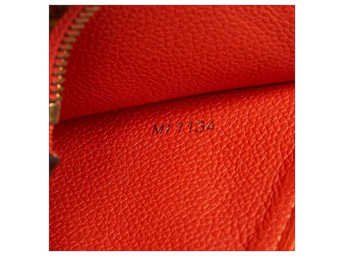 Louis Vuitton Brown Monogram Pochette Pallas Marrone Rosso - vista 7