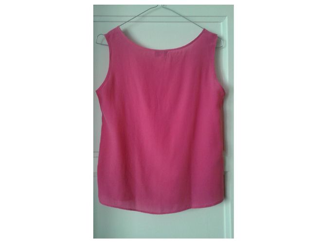 Top de seda rosa Pablo De Gerard Darel Talla 36 - vista 3