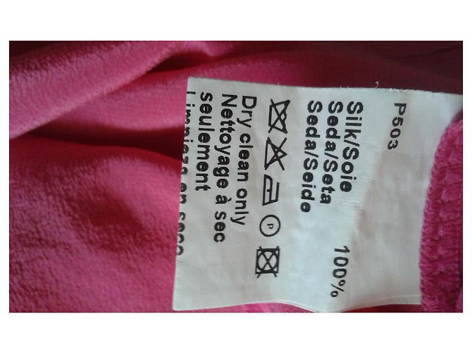 Top de seda rosa Pablo De Gerard Darel Talla 36 - vista 4